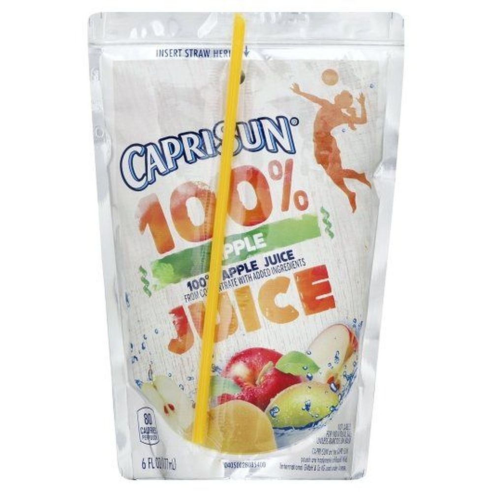 Capri Sun Apple Splash Juice, 6 Ounce -- 40 Per Case