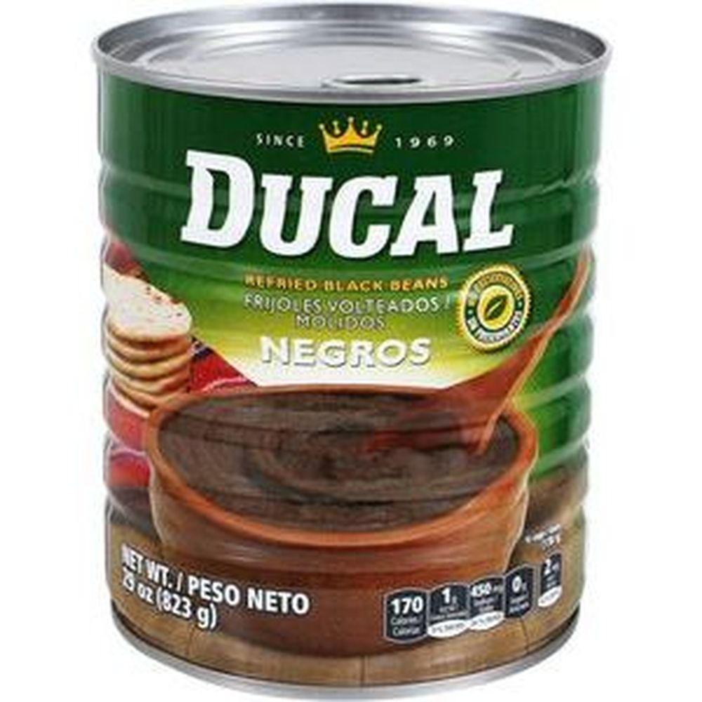 Ducal Refried Black Beans, 29 Ounce -- 12 Per Case