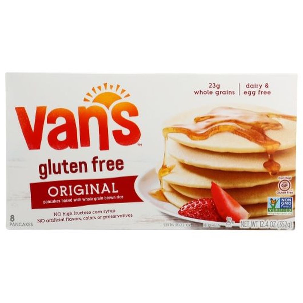Van's Natural Foods Totally Natural Gluten Free Pancake, 12.4 Ounce -- 12 Per Case