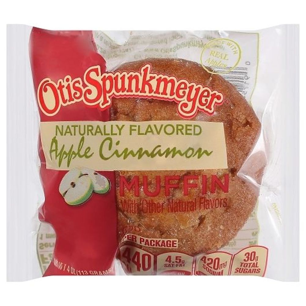 Otis Spunkmeyer Naturally Flavored Apple Cinnamon Muffin, 4 Ounce -- 24 Per Case