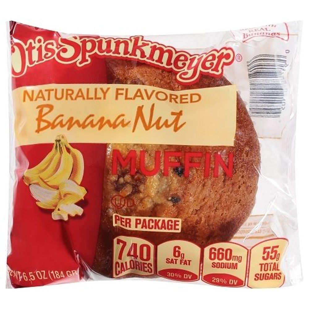 Otis Spunkmeyer Banana Nut Muffin, 6.5 Ounce -- 48 Per Case