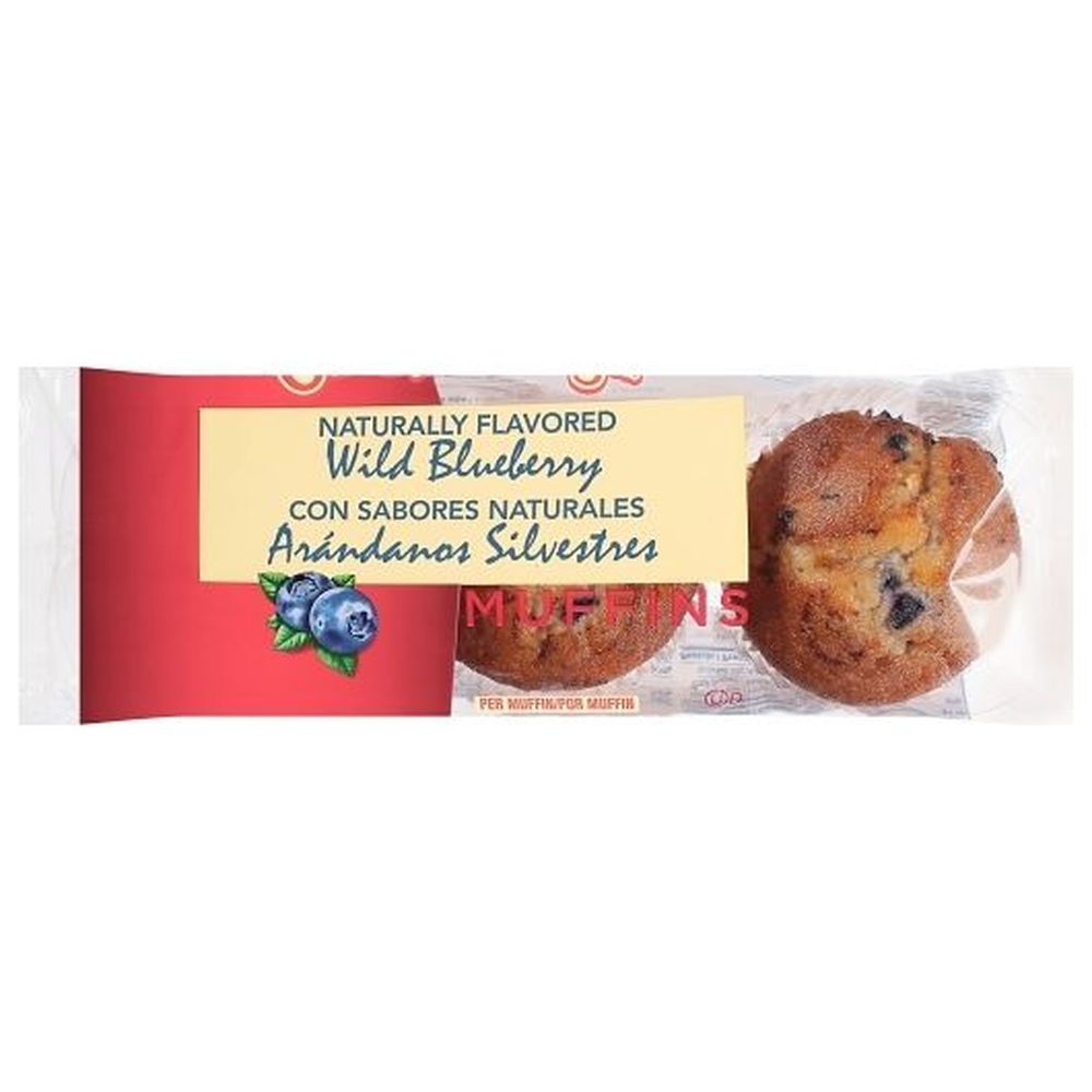 Otis Spunkmeyer Naturally Flavored Wild Blueberry Muffin, 12 Ounce -- 8 Per Case
