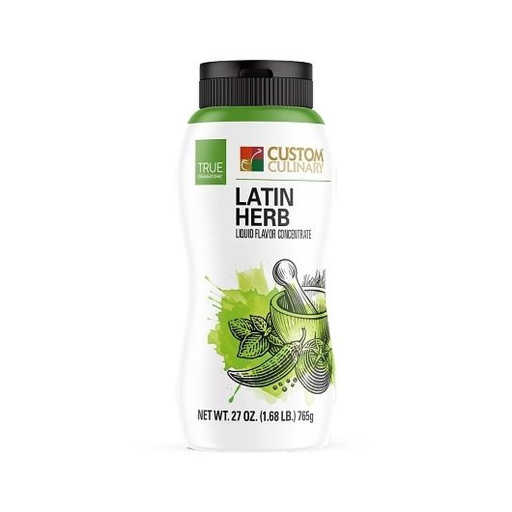 True Foundations Latin Herb Liquid Flavor Concentrate, 27 Ounce -- 6 Per Case