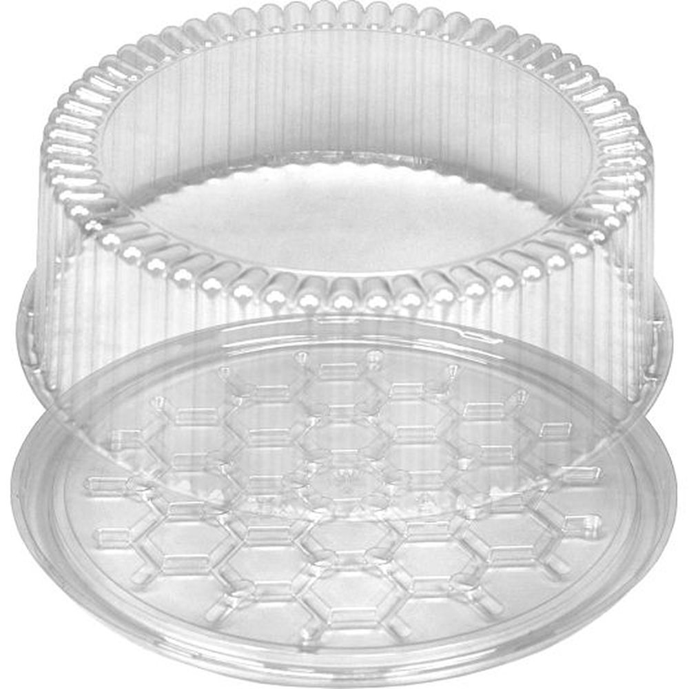 D&w Fine Pack Polystyrene 11.87 X 3.9 Inch Cake Base With Dome, 40 Count -- 2 Per Case