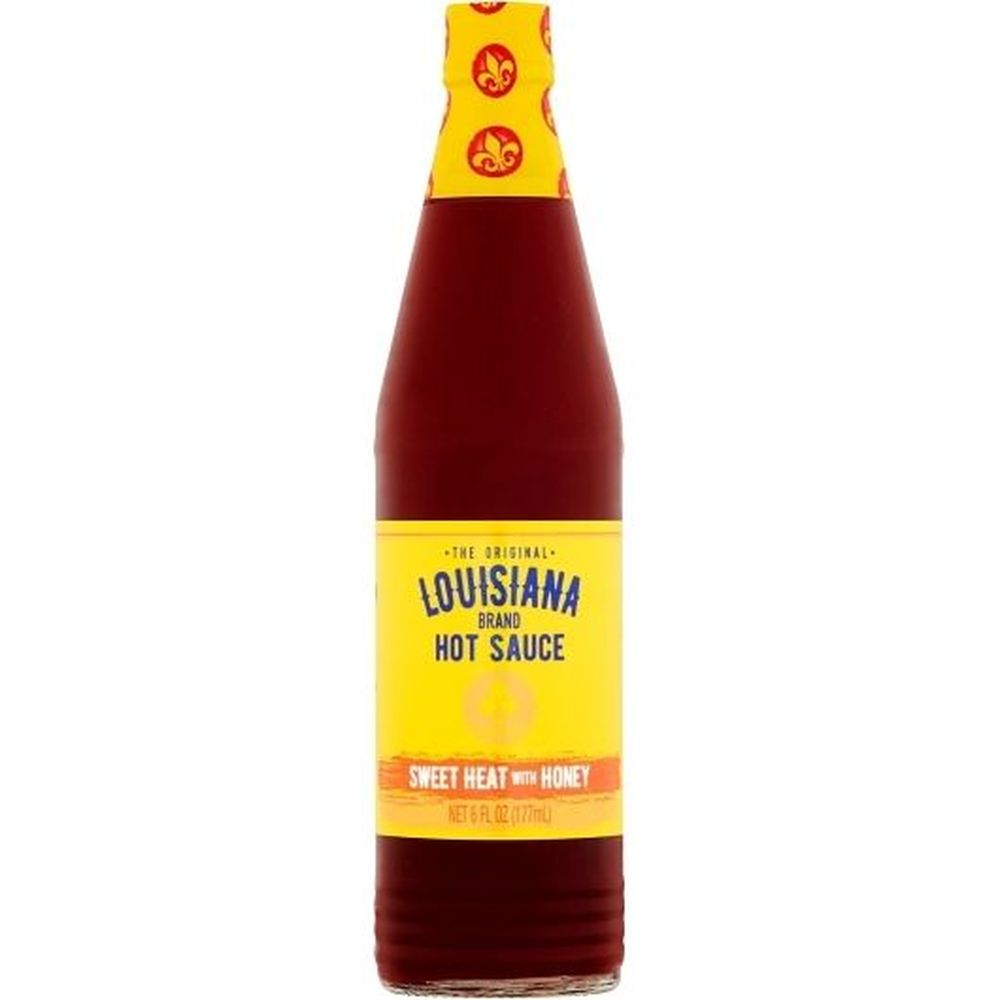 Louisiana Original Sweet Heat With Honey Hot Sauce, 6 Fluid Ounce Bottle -- 12 Per Case