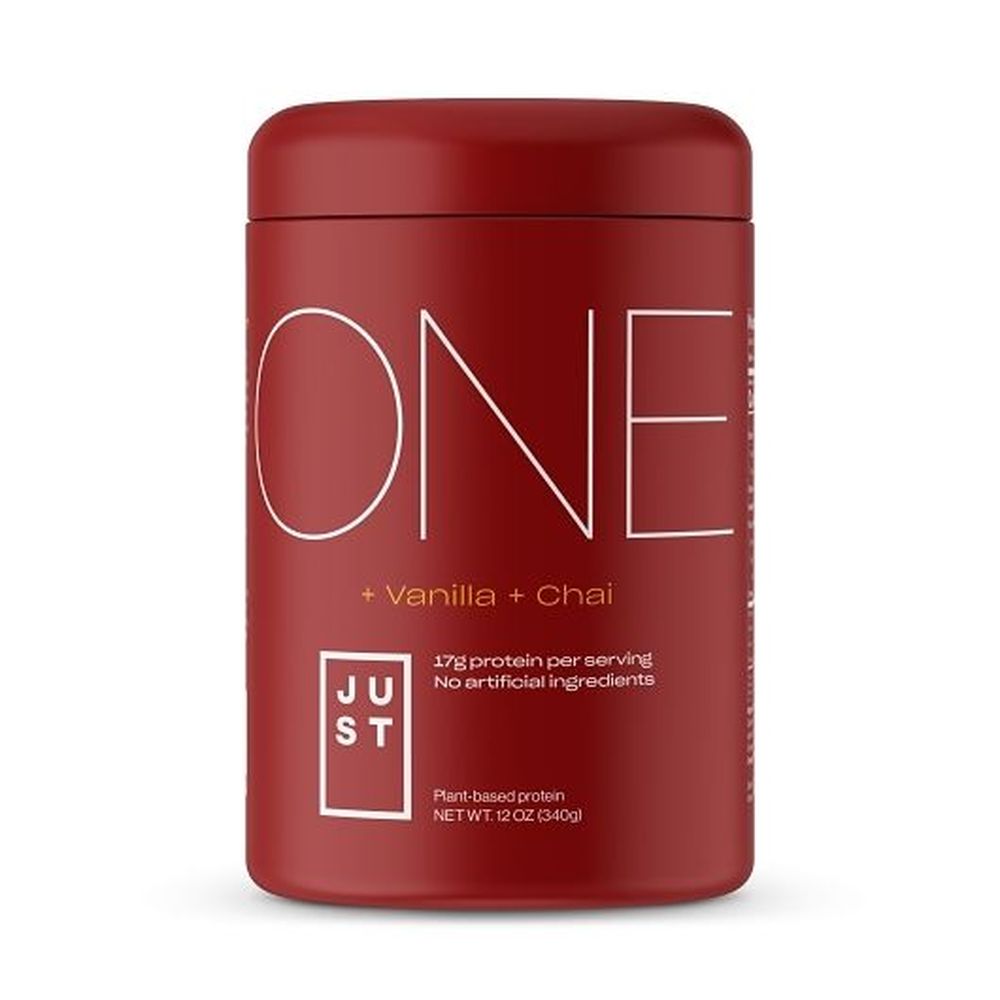 Just One Vanilla Chai Plant-based Protein Powder, 12 Ounce -- 6 Per Case