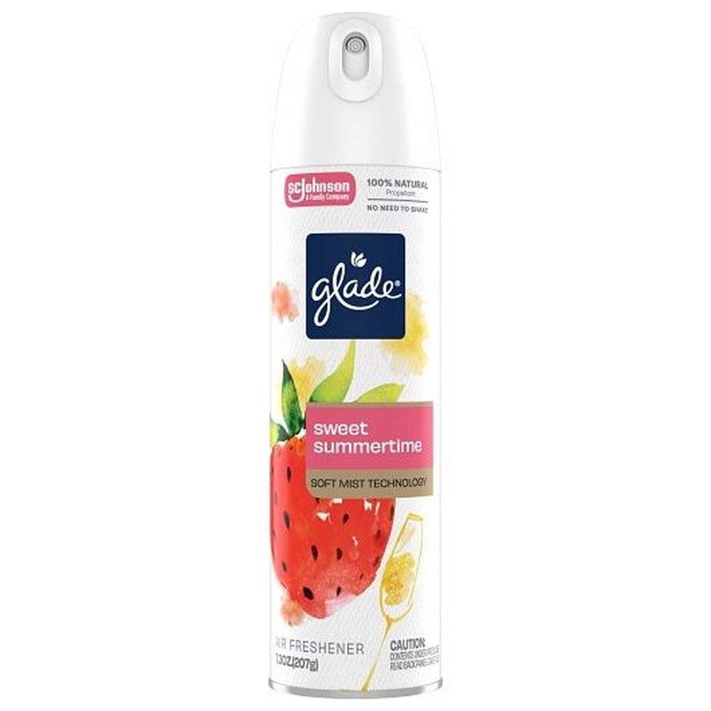 Glade Sweet Summertime Soft Mist Air Freshener Spray, 7.3 Ounce -- 6 Per Case
