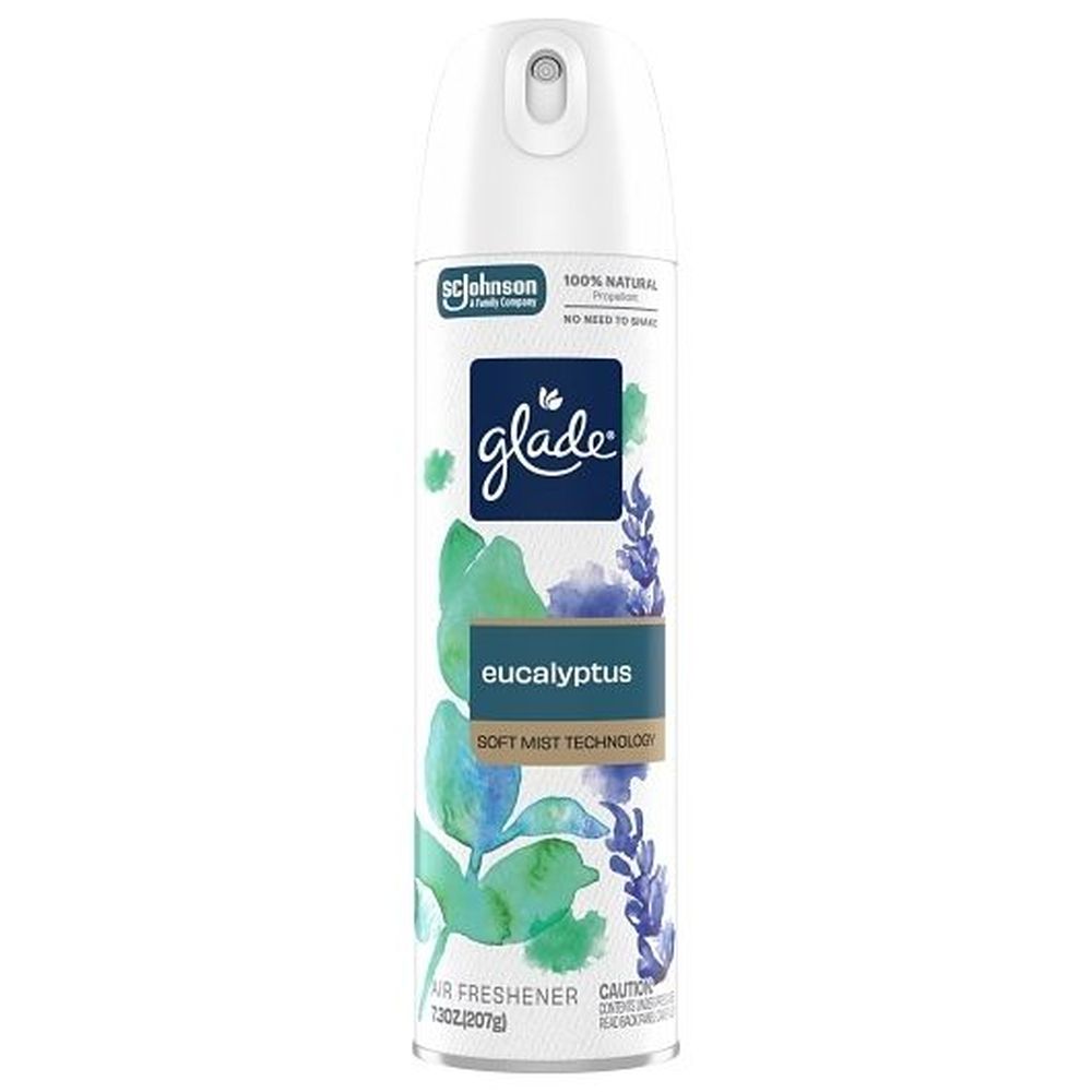 Glade Eucalyptus Soft Mist Air Freshener Spray, 7.3 Ounce -- 6 Per Case