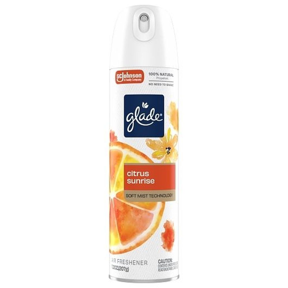 Glade Citrus Sunrise Soft Mist Air Freshener Spray, 7.3 Ounce -- 6 Per Case