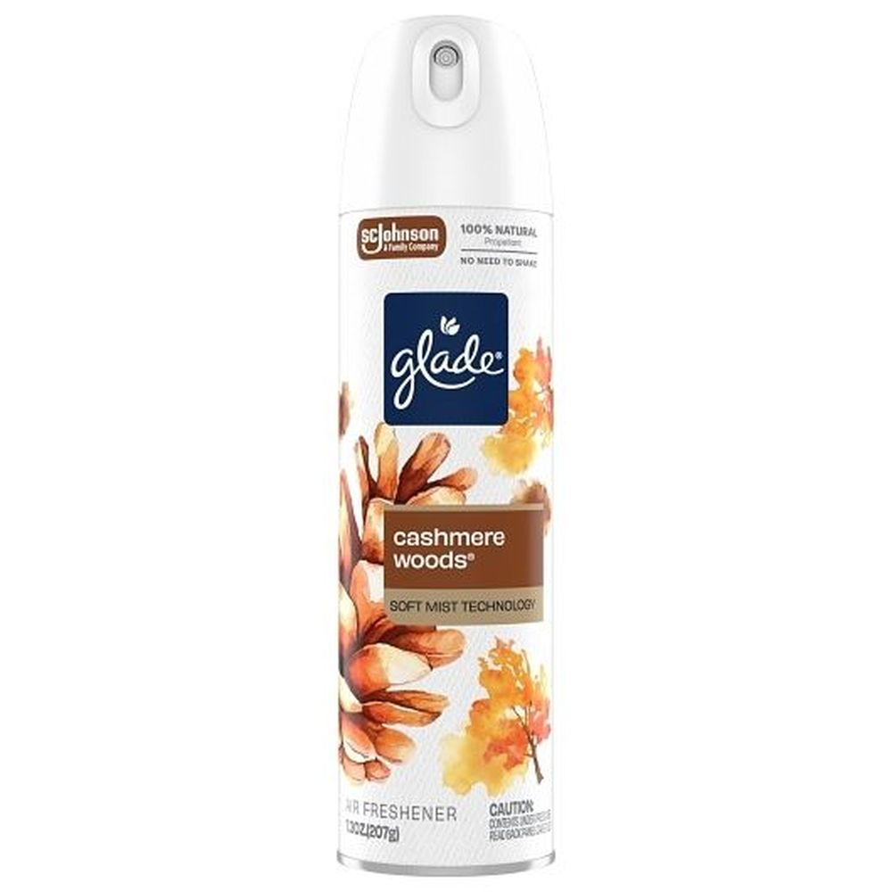 Glade Cashmere Woods Soft Mist Air Freshener Spray, 7.3 Ounce -- 6 Per Case