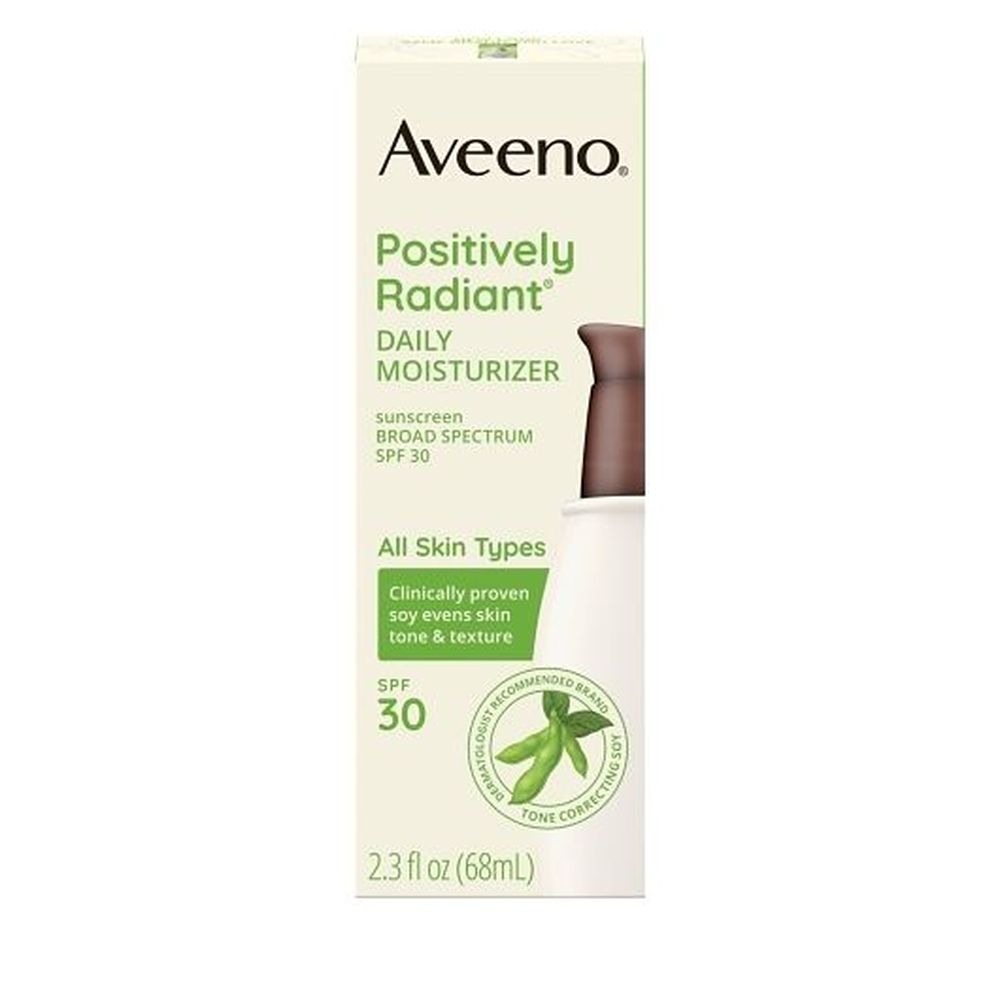 Aveeno Positively Radiant Spf 30 Daily Moisturizer, 2.3 Fluid Ounce -- 12 Per Case