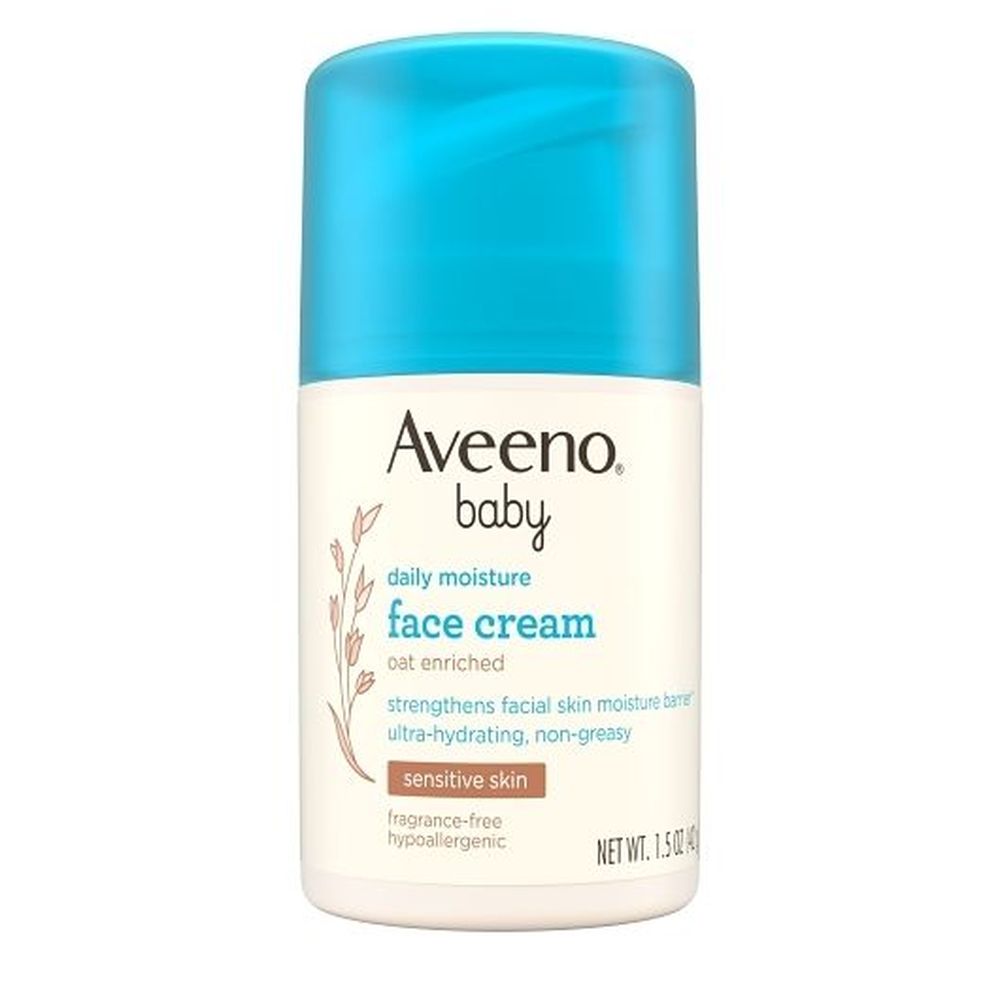 Aveeno Baby Sensitive Skin Daily Moisturizing Face Cream, 1.5 Ounce -- 12 Per Case
