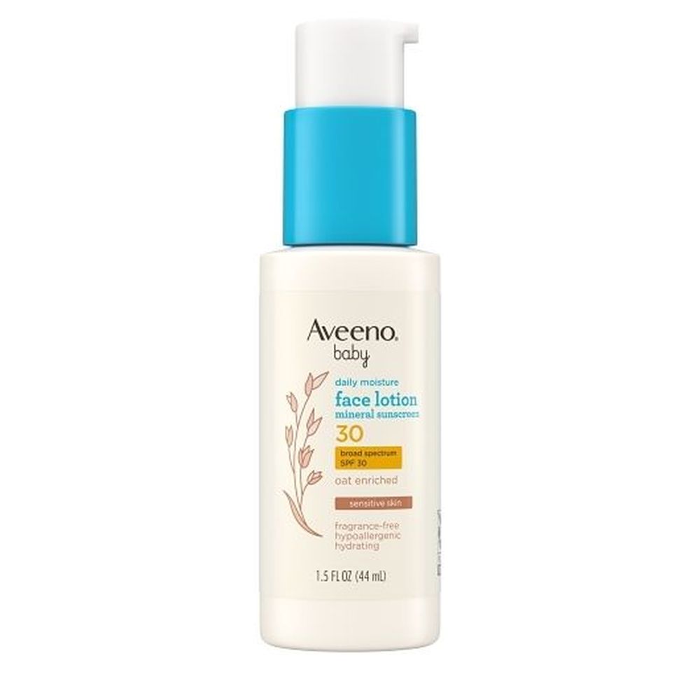 Aveeno Baby Spf 30 Daily Moisturizing Sunscreen Facial Lotion, 1.5 Fluid Ounce -- 12 Per Case