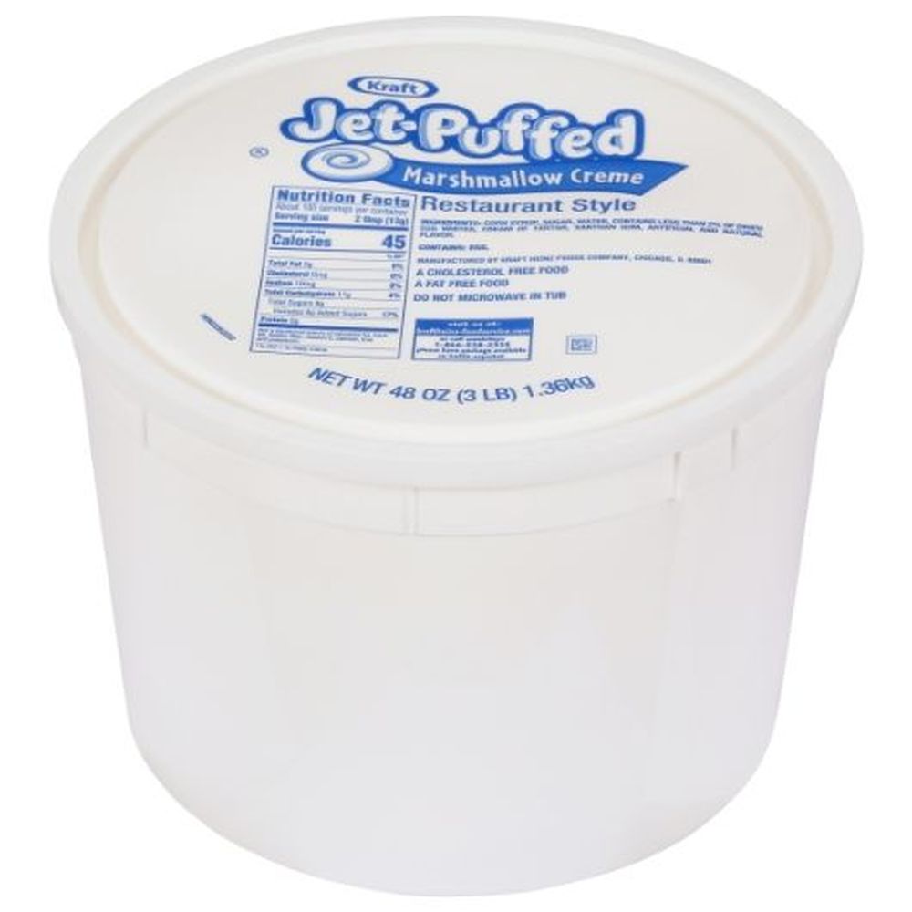 Jet-puffed Cream Marshmallow Topping, 3 Pound -- 6 Per Case