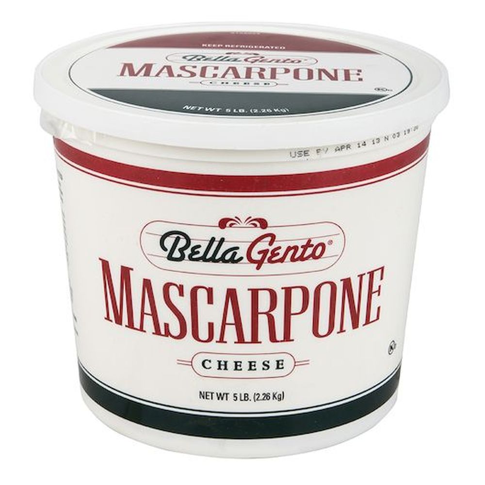 Bella Gento Marscarpone Cheese, 5 Pound -- 4 Per Case