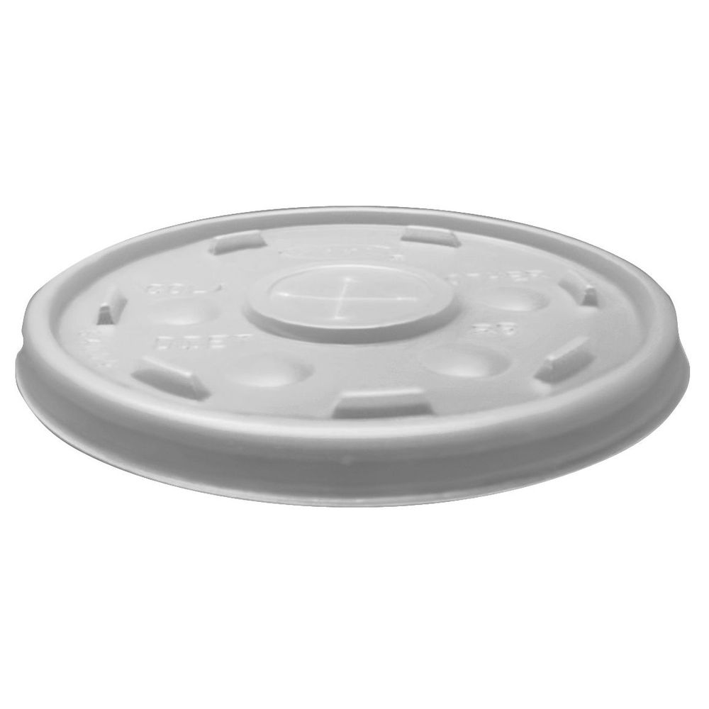 Convermex Tapa Ventilada De Poliestireno Translúcido Para Vaso Serie 32 De 32 Onzas -- 500 Por Caja