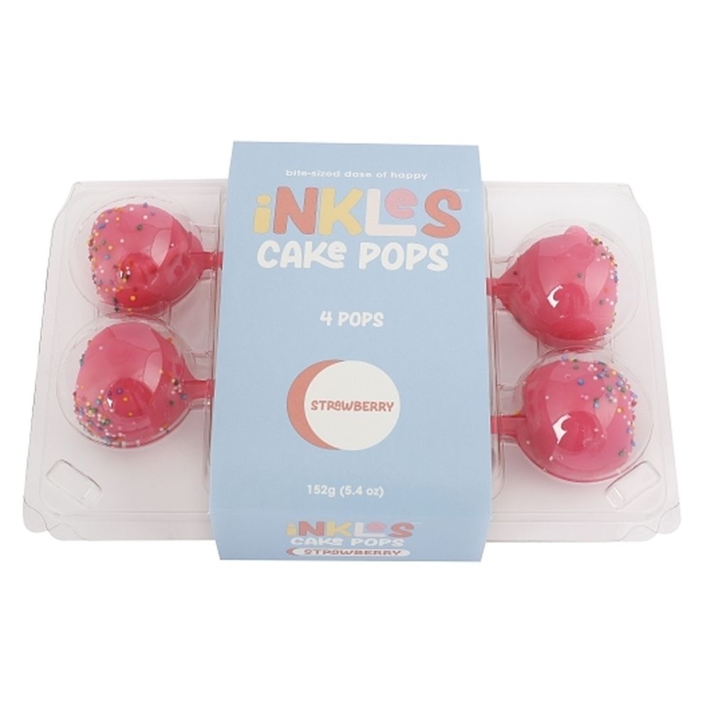 Coco Bakery Rainbow Strawberry Cake Pop, 5.4 Ounce -- 18 Per Case