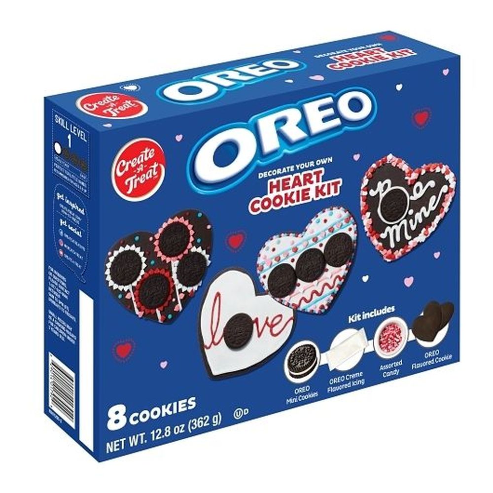 Create A Treat Oreo Heart Cookie Kit, 12.8 Ounce -- 6 Per Case