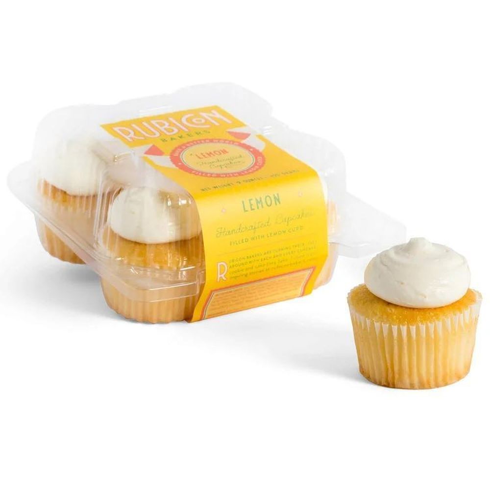 Rubicon Bakers Lemon Cupcakes, 10 Ounce -- 12 Per Case