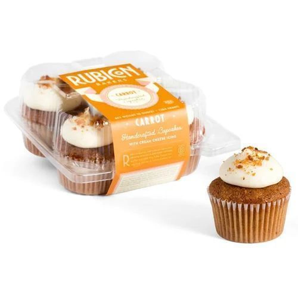 Rubicon Bakers Carrot Cupcakes, 10 Ounce -- 12 Per Case
