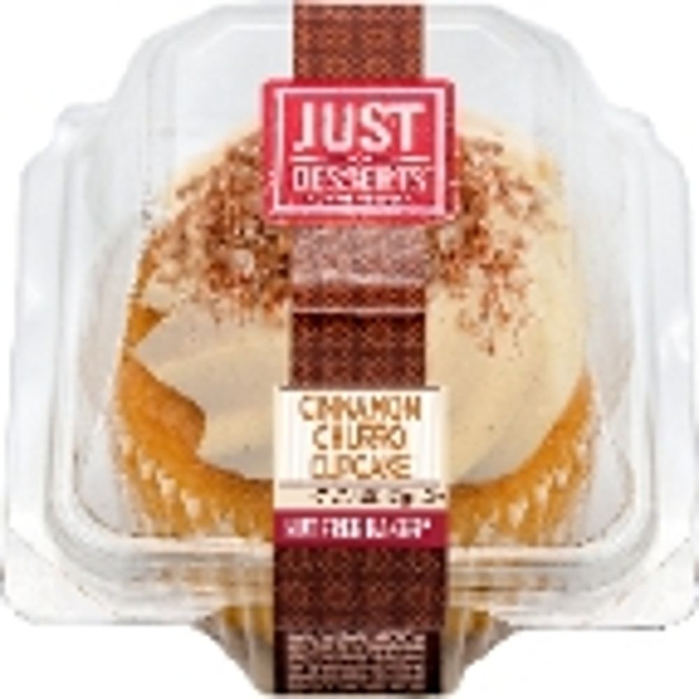 Just Desserts Cinnamon Churro Cupcake, 4.5 Ounce -- 6 Per Case