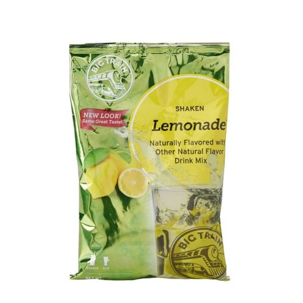 Big Train Lemonade Shaken Drink Mix, 2 Pound -- 5 Per Case