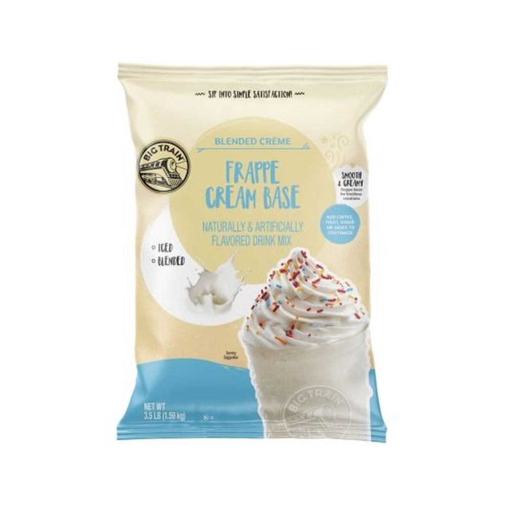 Big Train Neutral Frappe Cream Base, 3.5 Pound -- 5 Per Case