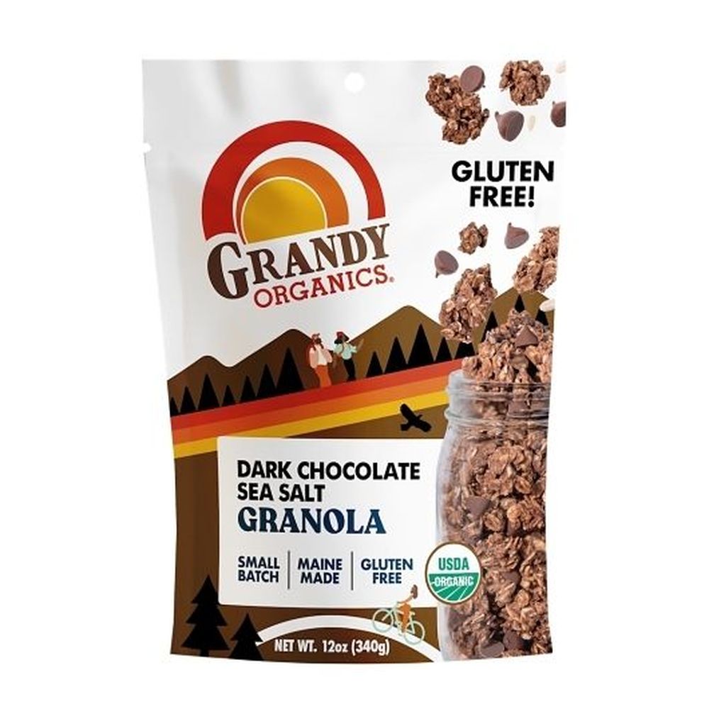 Grandy Organics Dark Chocolate Sea Salt Granola, 12 Ounce -- 6 Per Case