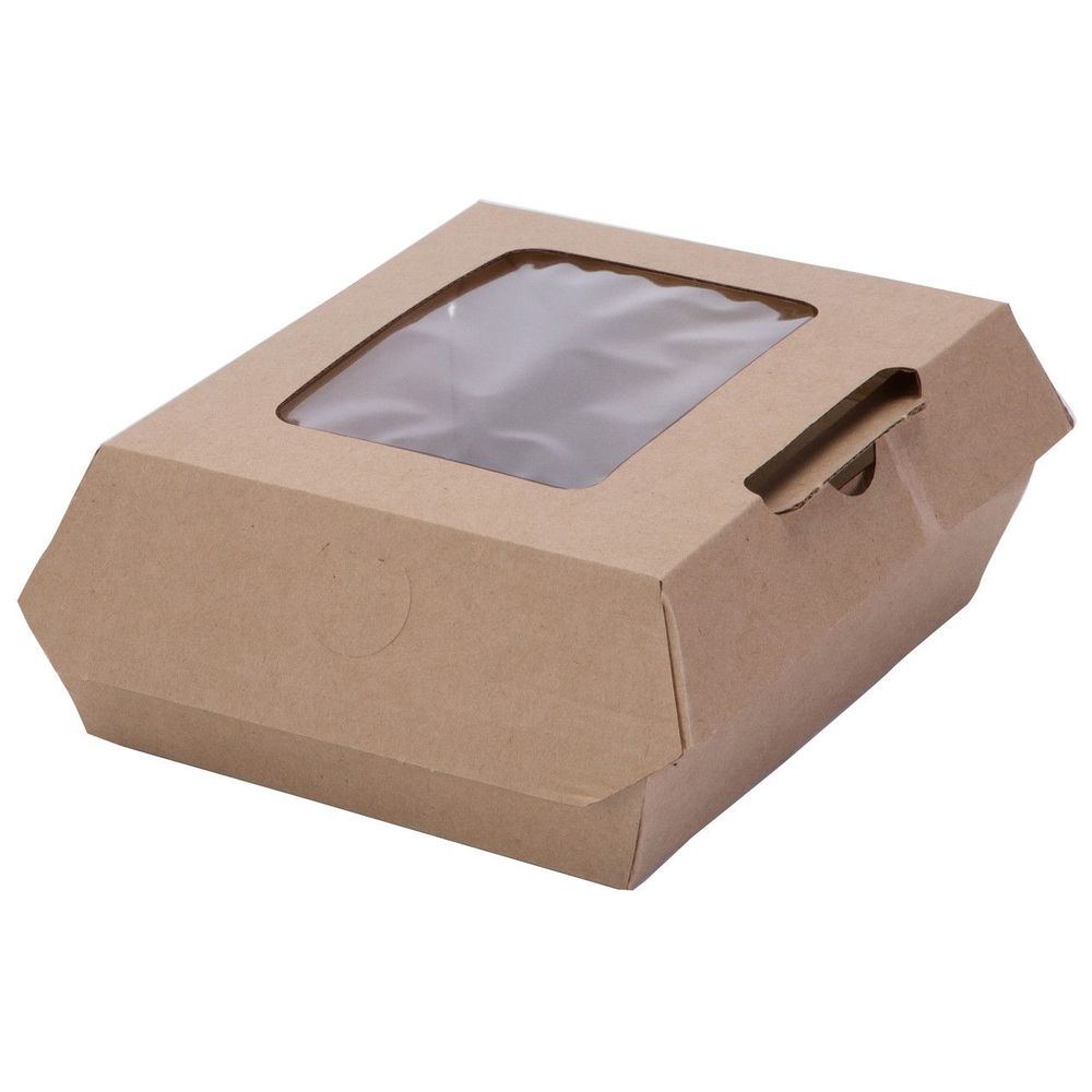 Eco-Flute ToGo Insulated Window Hinged Container
