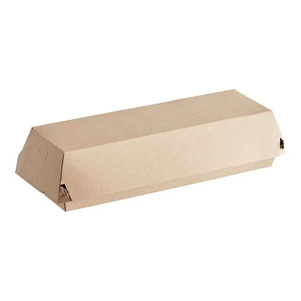 EcoFlute ToGo Insulated Natural Sub Hoagie Container
