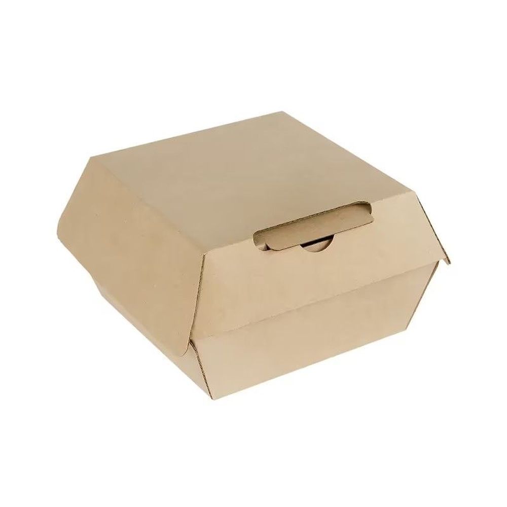 Eco-Flute ToGo PFAS Free Natural Hinged Container
