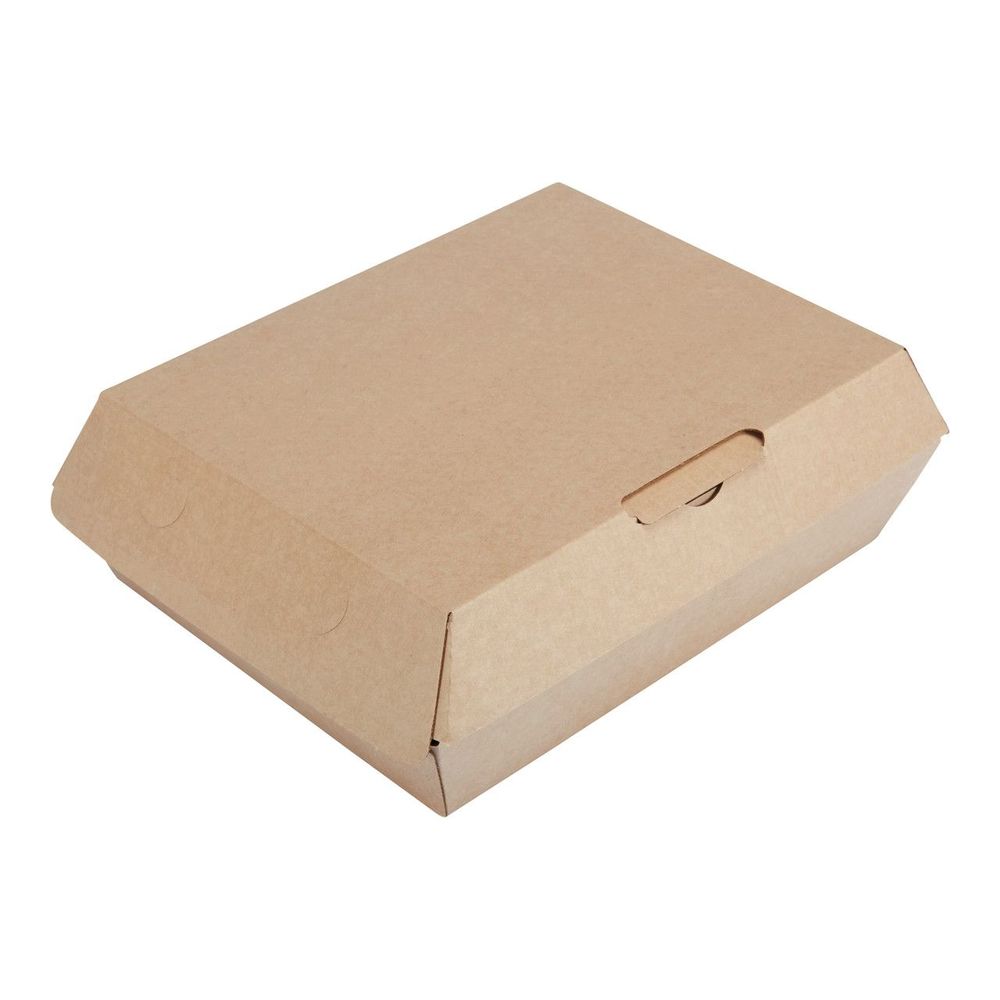 Eco-Flute ToGo PFAS Free Natural Hinged Container