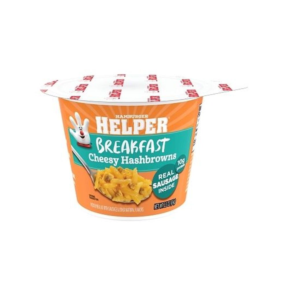 Helper Breakfast Cheesy Hashbrowns, 2.3 Ounce Cup -- 6 Per Case