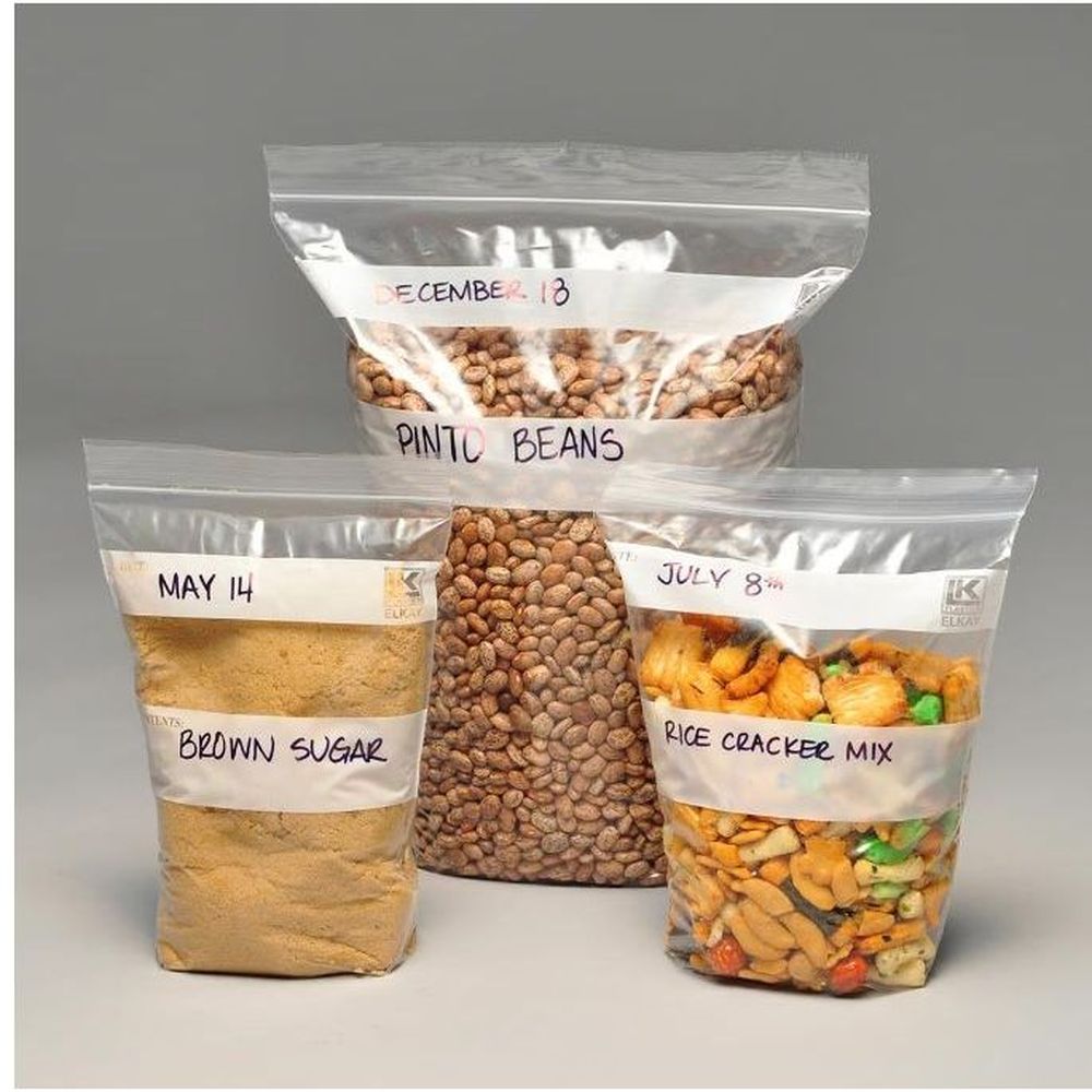 Clear 1.75 mil LLDPE Zipper Stand-Up Pouch