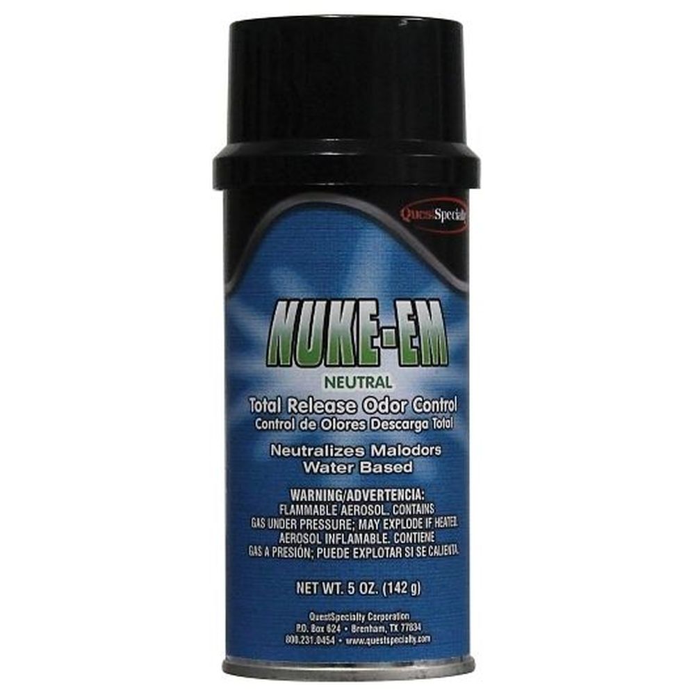 Quest Speciality Nuke Em Total Release Odor Eliminator Air Freshener, 6 Ounce -- 12 Per Case