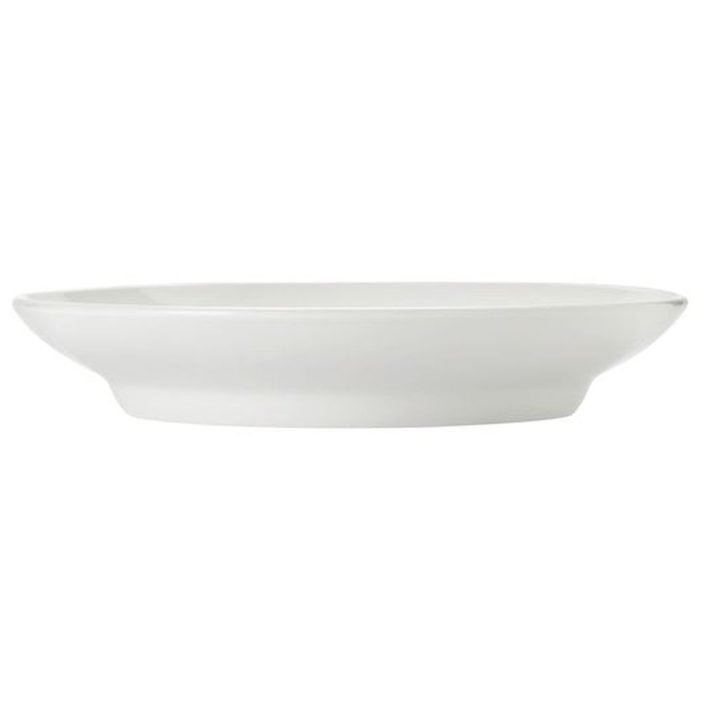 Libbey Porcelana Bright White Rolled Edge Deep Pasta Bowl, 44 Ounce Capacity -- 12 Per Case
