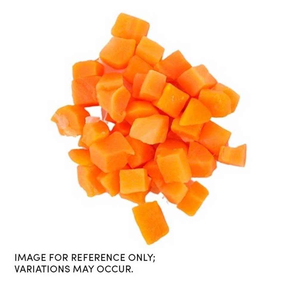 Commodity Vegetables 3/8 Inch Diced Carrot, 20 Pound