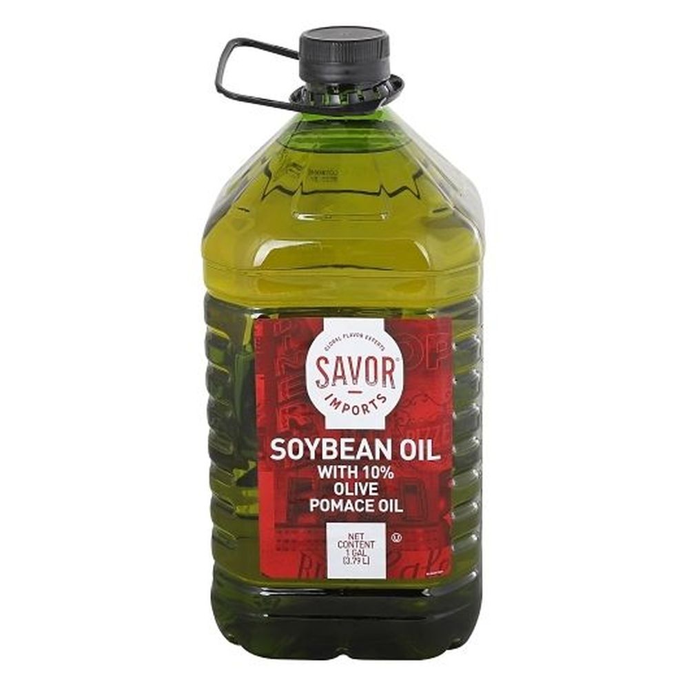 Savor Imports 90/10 Percent Soy/olive Pomace Blend Oil, 1 Gallon