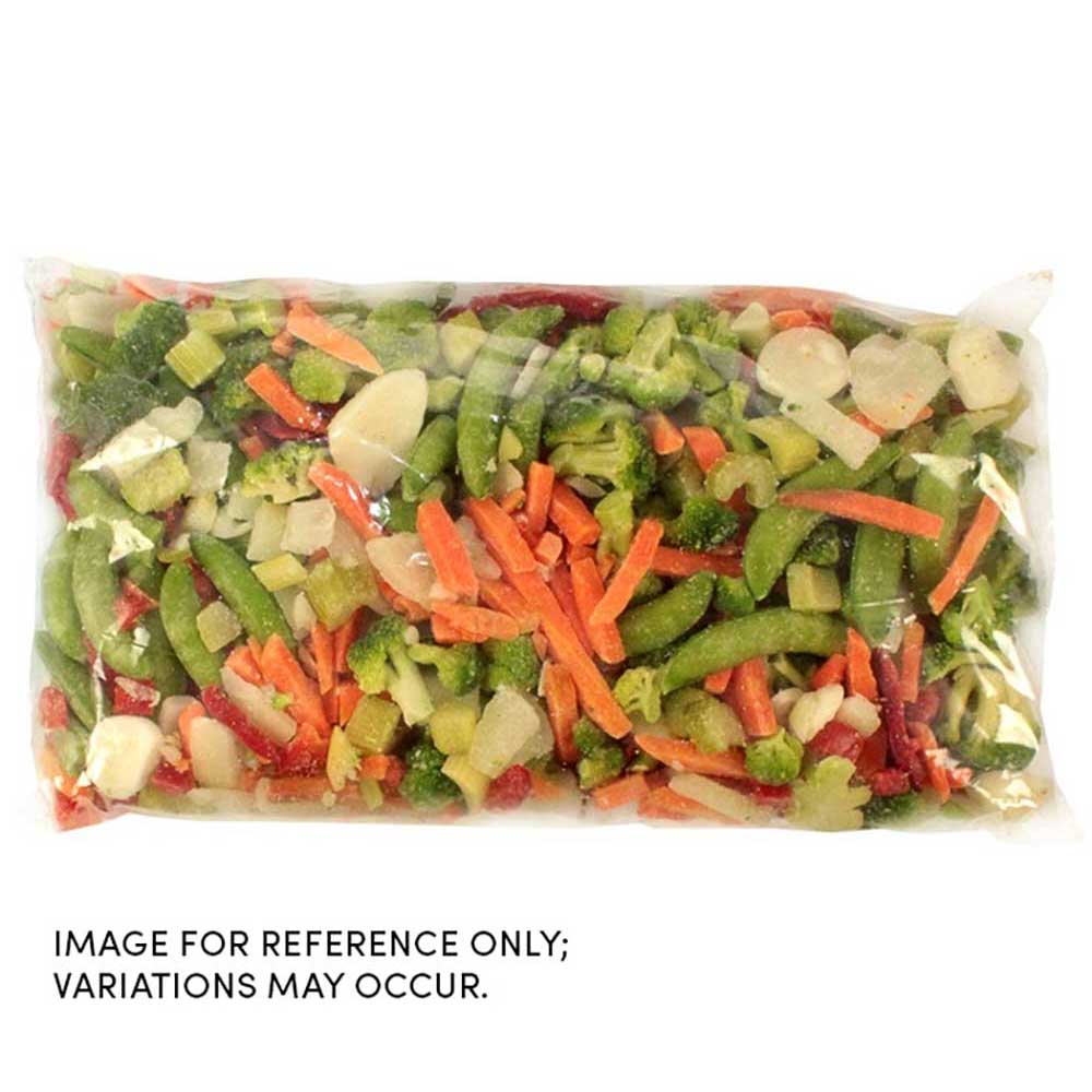 Commodity Vegetables Individual Quick Frozen Stir Fry Vegetable Mix, 2 Pound -- 12 Per Case