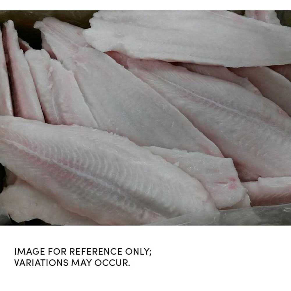 Commodity Frozen Seafood 7/9 Ounce Skinless Boneless Swai Fillet, 15 Pound