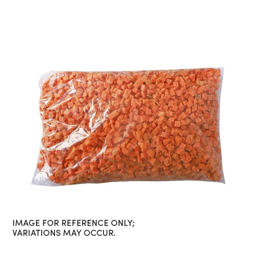 Commodity Vegetables Individual Quick Frozen 3/8 Inch Diced Sweet Potato, 5 Pound -- 4 Per Case