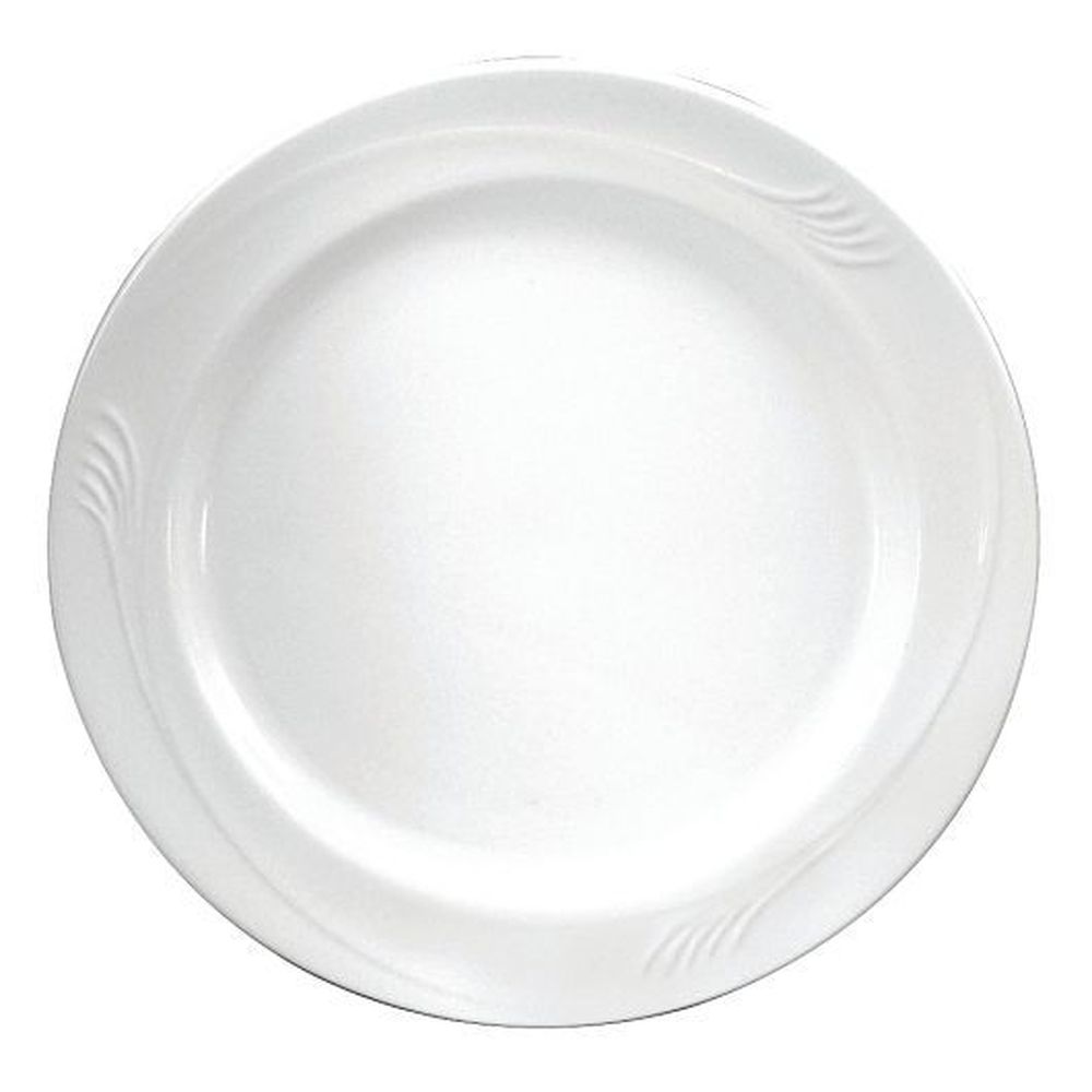 Oneida 6.25 Inch Cream White China Plate, 36 Count