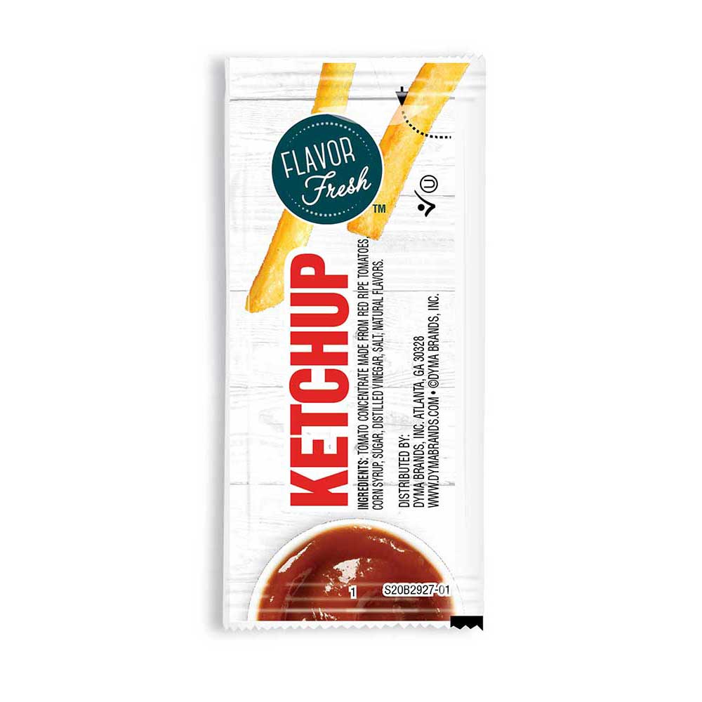 Flavor Fresh Low Sodium Ketchup, 7 Gram -- 200 Per Case