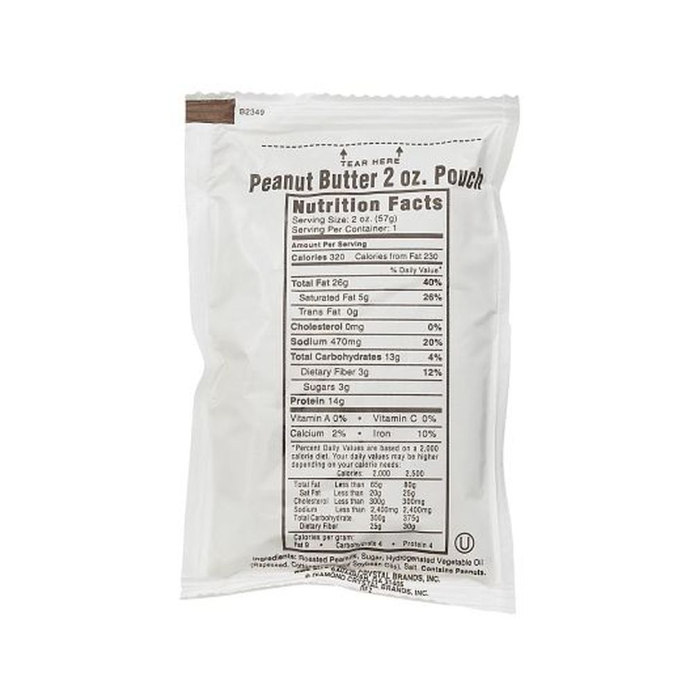 Poco Pac Peanut Butter - Pouch, 2 Ounce -- 200 Per Case