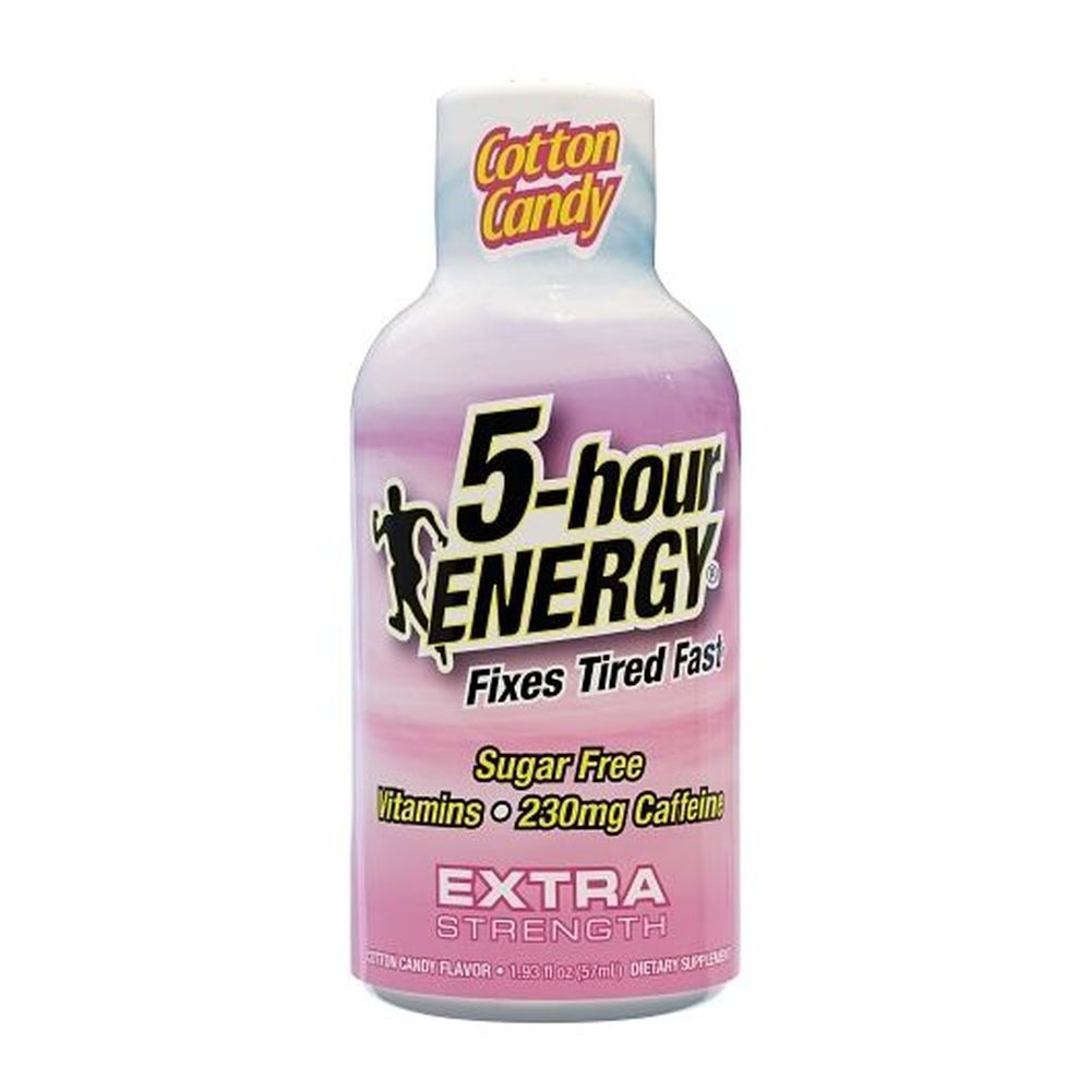 5-hour Energy 1.93 Ounce Extra Strength Cotton Candy Shot, 12 Count -- 18 Per Case