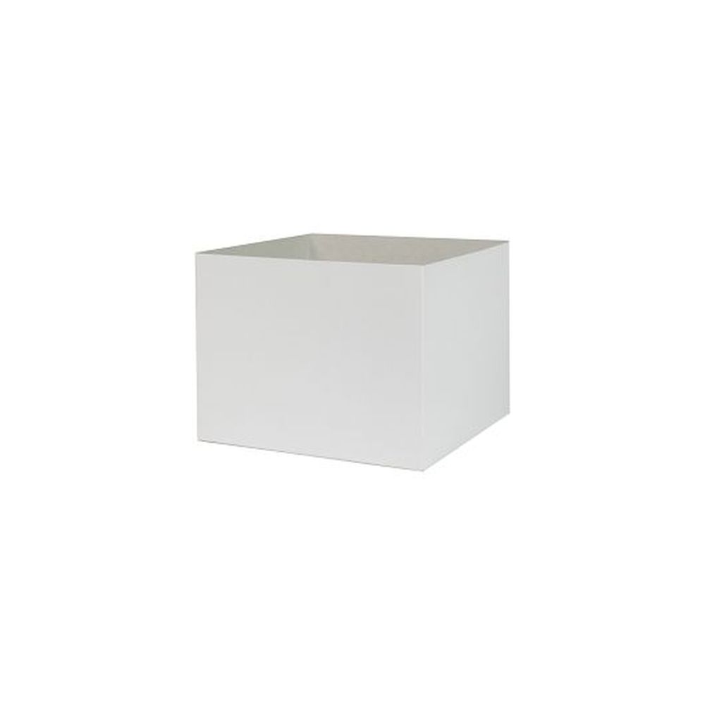 BOXit White Gloss Hi Wall Tuckit Box, 8 x 8 x 6 inch -- 50 per case