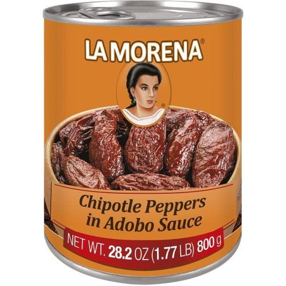 La Morena Chipotle Peppers In Adobo Sauce, 28 Fluid Ounce -- 12 Per Case