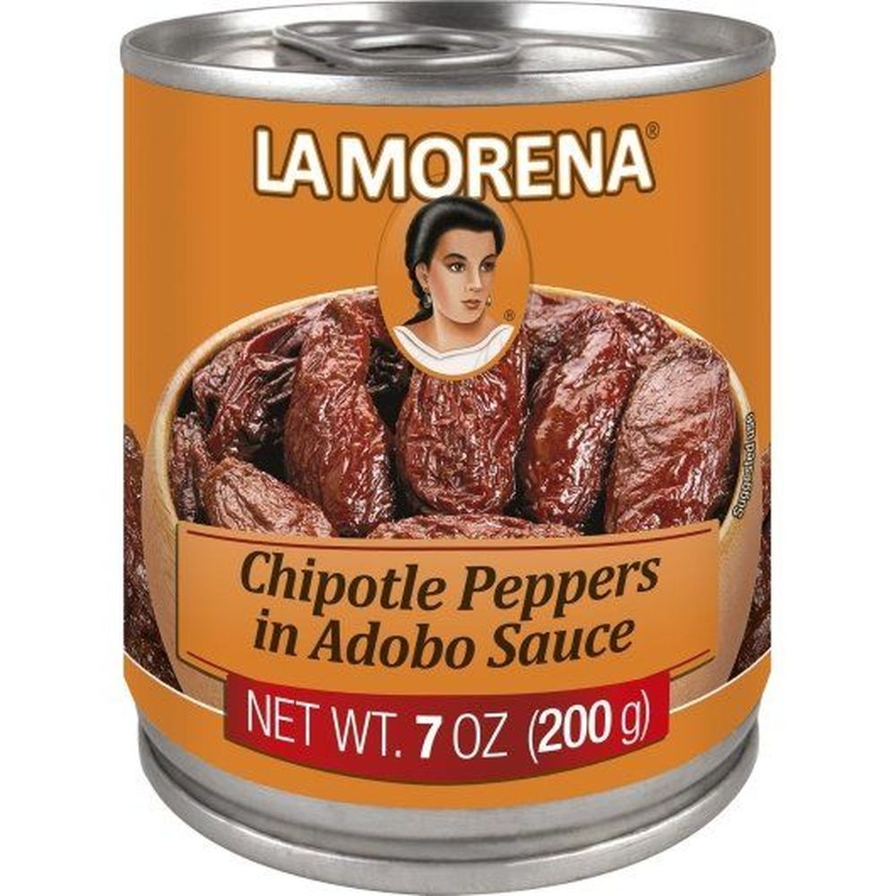 La Morena Chipotle Peppers In Adobo Sauce, 7 Ounce -- 24 Per Case