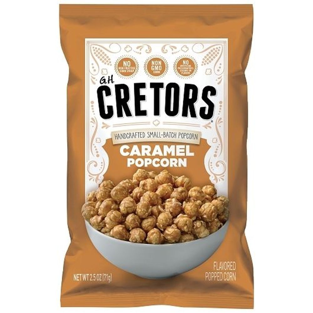 Gh Cretors Caramel Popcorn Flavored Popped Corn - Single Serve, 2.5 Ounce -- 12 Per Case
