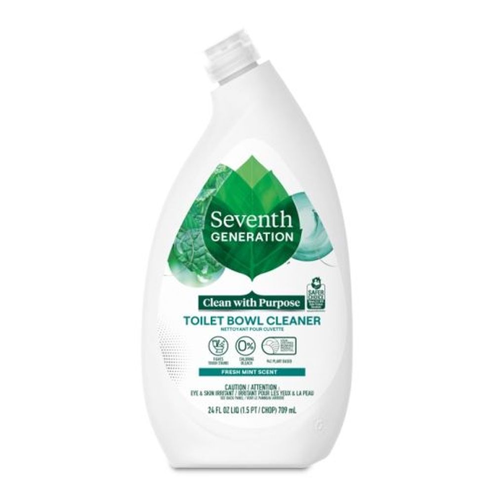 Seventh Generation Fresh Mint Toilet Bowl Cleaner, 24 Fluid Ounce -- 4 Per Case